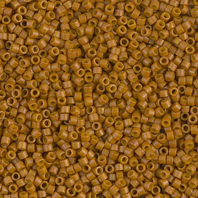 Delicas Size 11 Miyuki Seed Beads -- 2110 Duracoat Opaque Toast