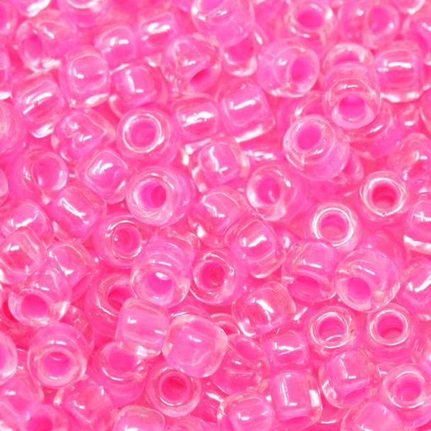 Size 6 Matsuno Seed Beads -- 207A Neon Pink