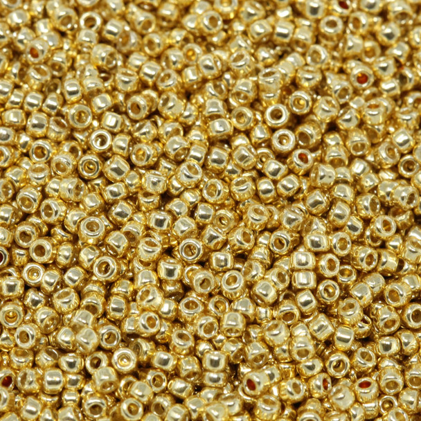 Size 15 Toho Seed Beads -- P471 Galvanized Gold