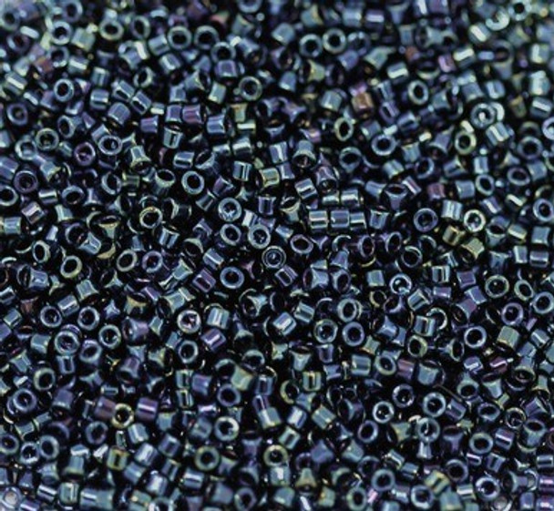 Delicas Size 11 Miyuki Seed Beads -- 002 Blue Iris