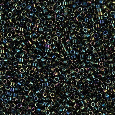 Delicas Size 11 Miyuki Seed Beads -- 003 Green Iris