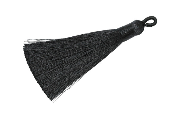 Black 3 Inch Tassel