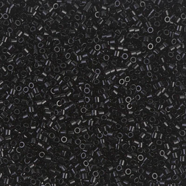 Delicas Size 15 Miyuki Seed Beads -- 010 Black