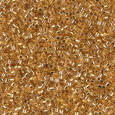 Delicas Size 11 Miyuki Seed Beads -- 033 24K Gold Lined