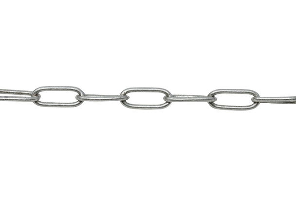 Antique Silver 11x4.25mm Paperclip Cable Chain - Sold By 6 Inches