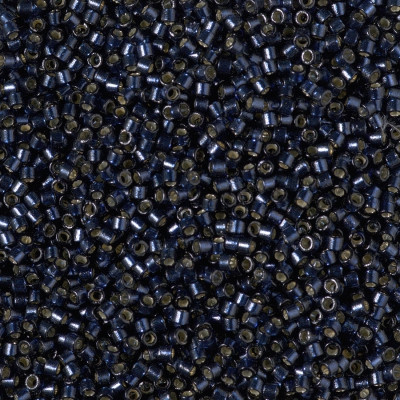 Delicas Size 11 Miyuki Seed Beads -- 2192 Duracoat Dyed Montana / Silver Lined