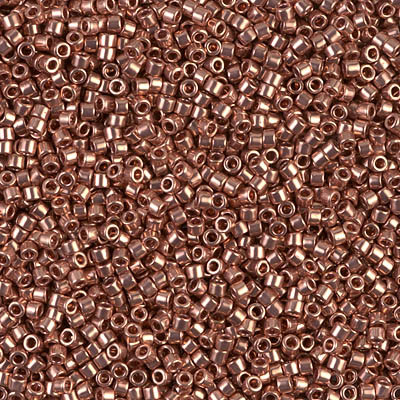Delicas Size 11 Miyuki Seed Beads -- 040 Bright Copper Plated