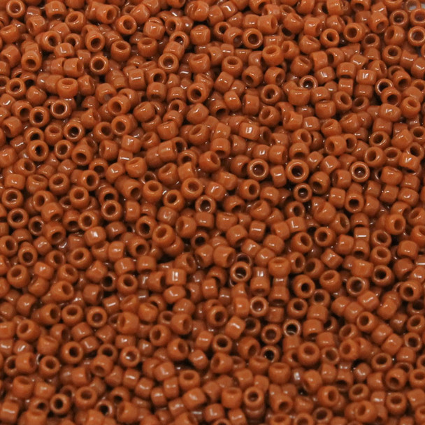 Size 15 Toho Seed Bead -- 409A Opaque Light Brown