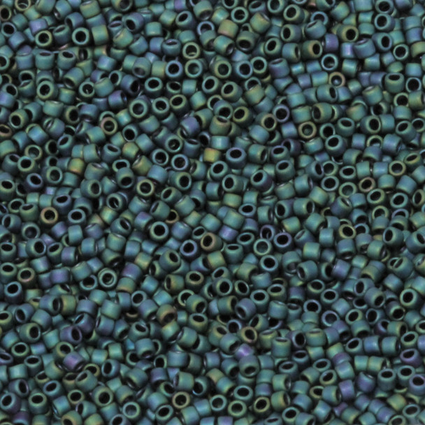 Size 15 Toho Seed Bead -- F463B Matte Teal Metallic