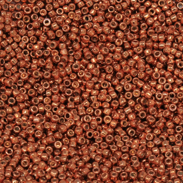Size 15 Toho Seed Bead -- P485 Galvanized Copper