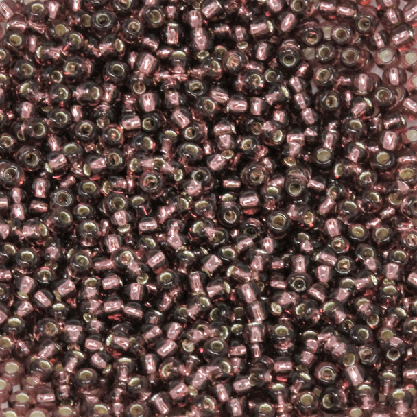 Size 11 Toho Seed Beads -- 12C Amethyst / Silver Lined