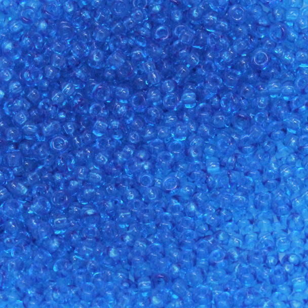 Size 11 Miyuki Seed Beads -- 153M Transparent Capri Blue