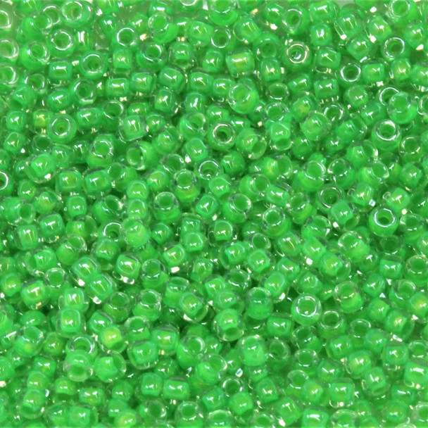 Size 11 Toho Seed Beads -- 206E Neon Green