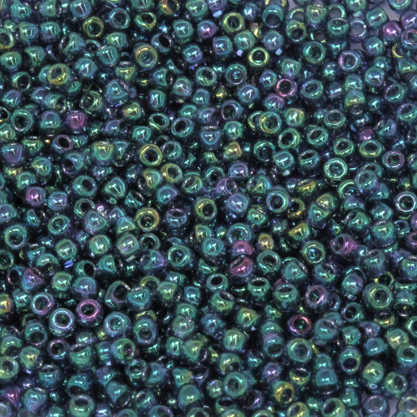 Size 11 Toho Seed Beads -- 319C Purple / Teal Luster