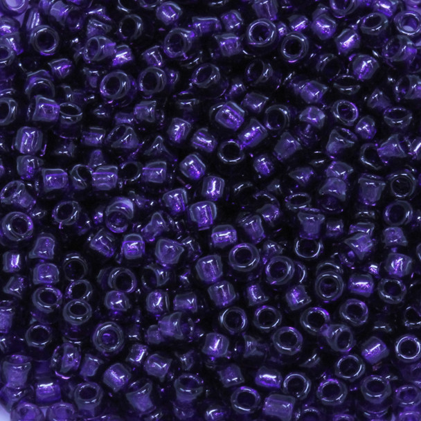 Size 8 Miyuki Seed Beads -- 323B Metallic Purple