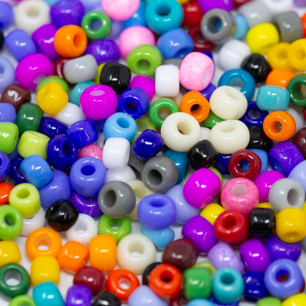 Size 6 Miyuki / Toho Seed Beads -- Opaque Mix