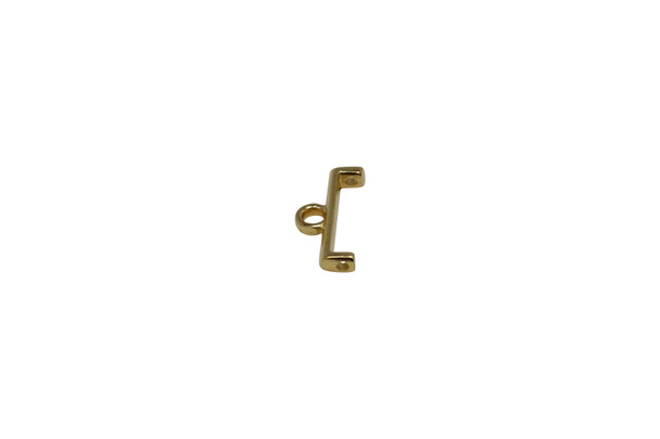 Gold Plated Topolia Bead Ending - 2 Hole
