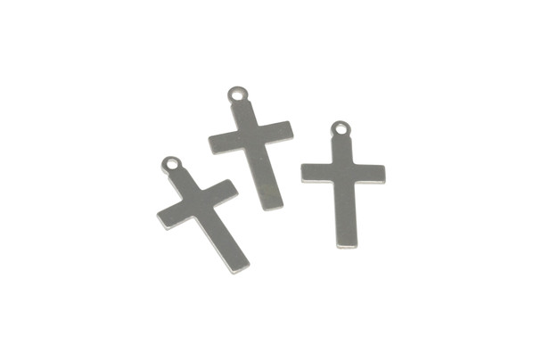 Sterling Silver Plain Cross Charm