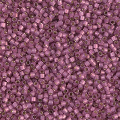 Delicas Size 11 Miyuki Seed Beads -- 2181 Duracoat Hydrangea Semi Matte / Silver Lined