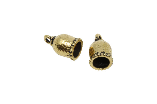 8mm Palace Cord End - Gold Plated