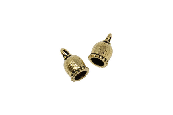 6mm Palace Cord End - Gold Plated