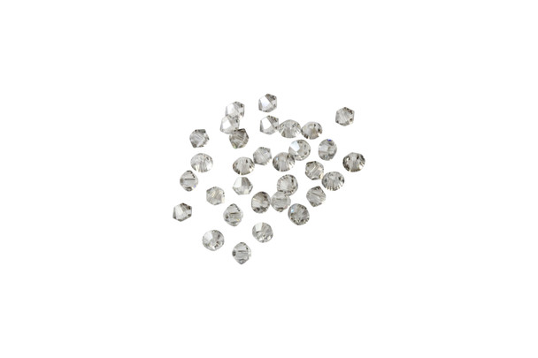 Swarovski Crystal Silver Shade 5328 3mm Bicones