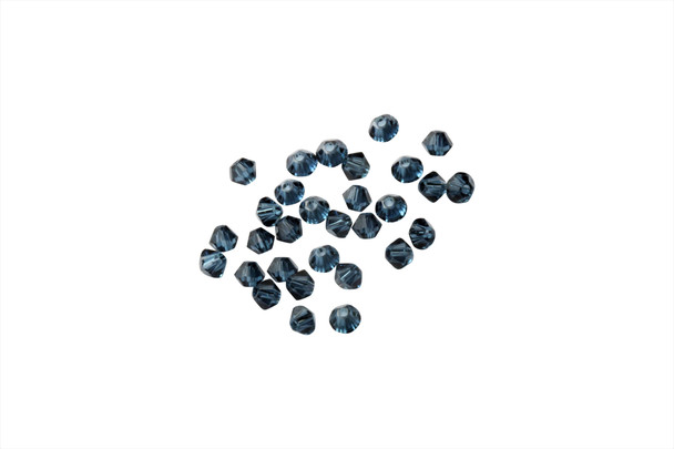 Swarovski Crystal Montana 5328 3mm Bicones