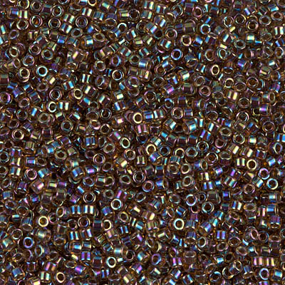 Delicas Size 11 Miyuki Seed Beads -- 087 Root Beer Amber