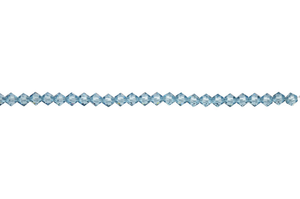 Swarovski Crystal Aqua 5328 4mm Bicones