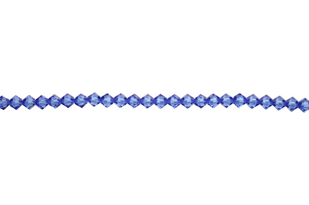 Swarovski Crystal Sapphire 5328 4mm Bicones