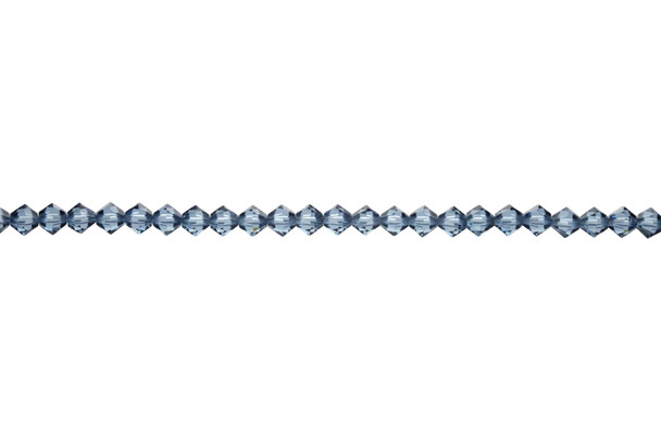 Swarovski Crystal Denim Blue 5328 4mm Bicones