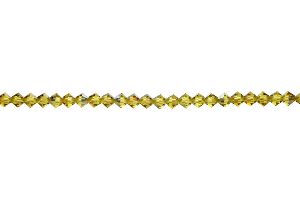 Swarovski Crystal Lime AB 5328 4mm Bicones