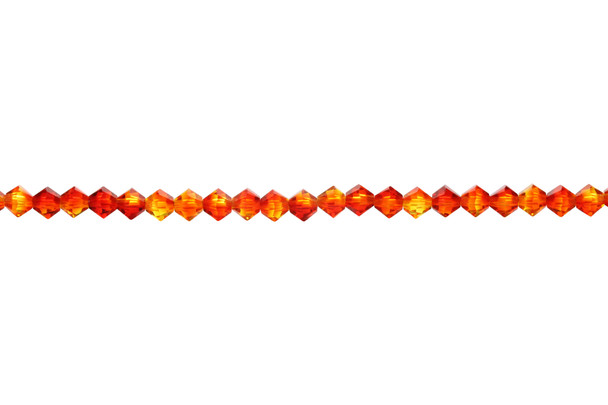 Swarovski Crystal Fire Opal 5328 4mm Bicones