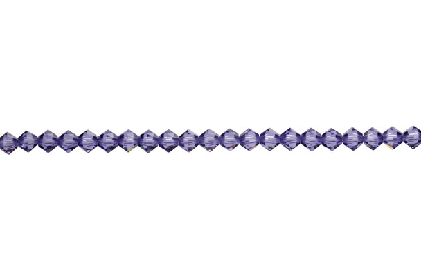 Swarovski Crystal Tanzanite 5328 4mm Bicones