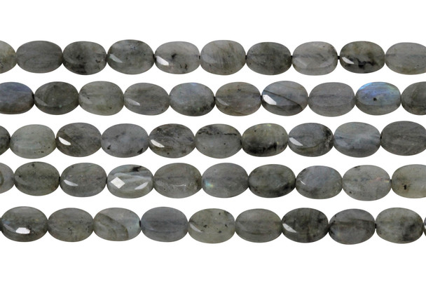 Labradorite Polished 6x8mm Faceted Oval