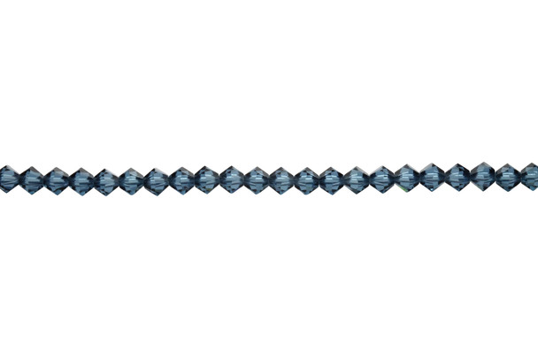 Swarovski Crystal Montana 5328 4mm Bicones