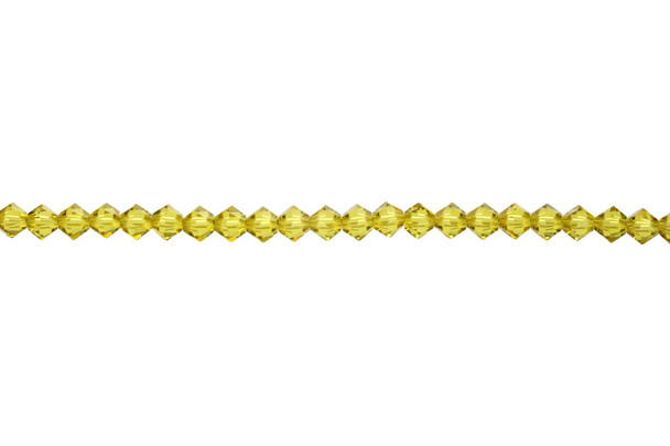 Swarovski Crystal Lime 5328 4mm Bicones