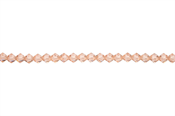 Swarovski Crystal Light Peach 5328 4mm Bicones