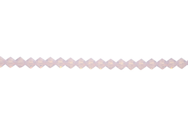 Swarovski Crystal Rose Water Opal 5328 4mm Bicones