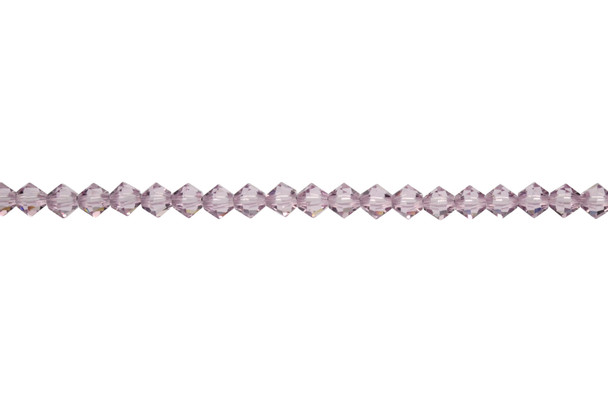 Swarovski Crystal Light Amethyst 5328 4mm Bicones