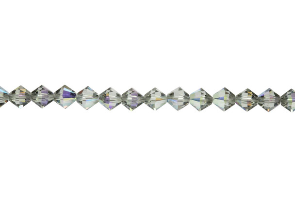 Swarovski Crystal Black Diamond AB 5328 6mm Bicones