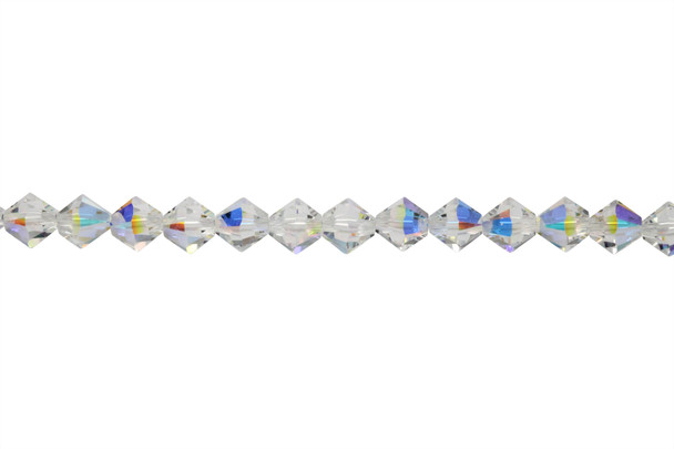 Swarovski Crystal Crystal AB 5328 6mm Bicones