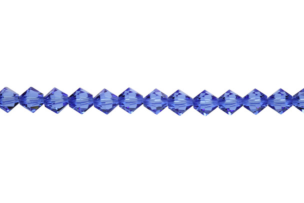 Swarovski Crystal Sapphire 5328 6mm Bicones