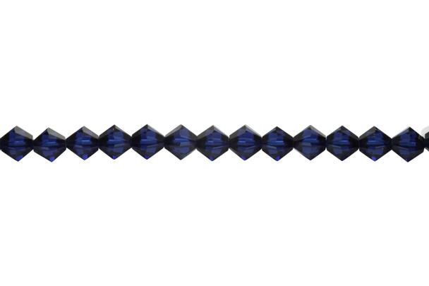 Swarovski Crystal Dark Indigo 5328 6mm Bicones