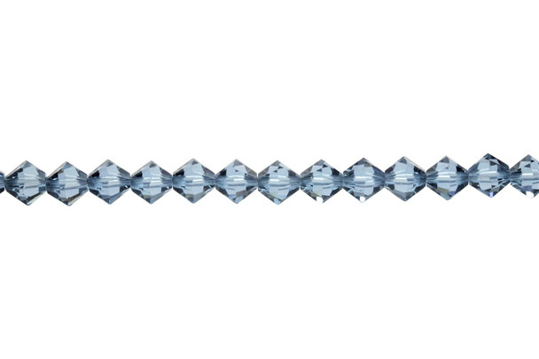Swarovski Crystal Denim Blue 5328 6mm Bicones