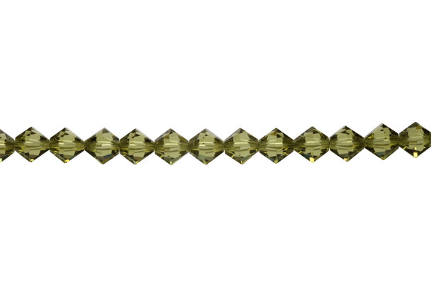 Swarovski Crystal Khaki 5328 6mm Bicones