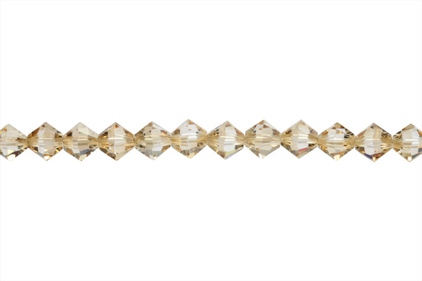 Swarovski Crystal Golden Shadow 5328 6mm Bicones