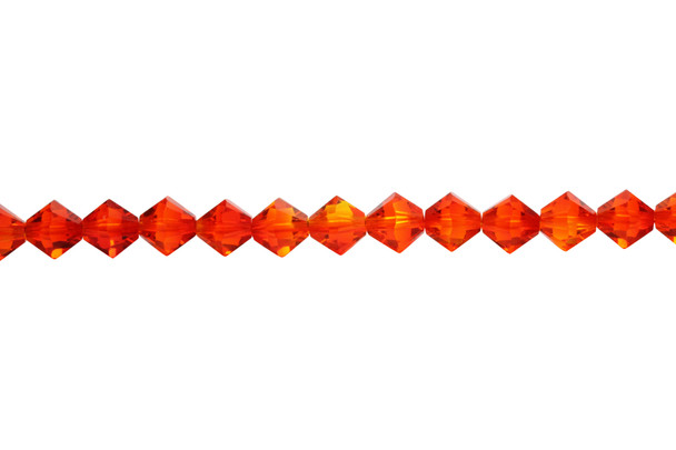 Swarovski Crystal Fire Opal 5328 6mm Bicones