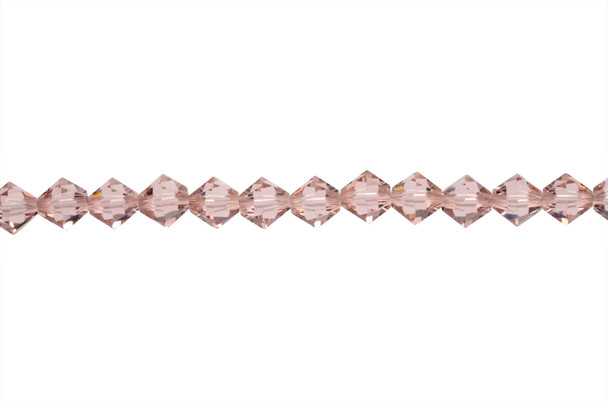 Swarovski Crystal Vintage Rose 5328 6mm Bicones