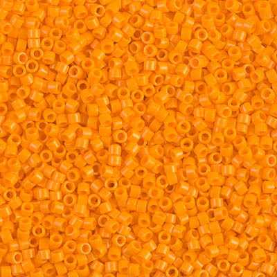Delicas Size 11 Miyuki Seed Beads -- 1133 Mandarin Opaque